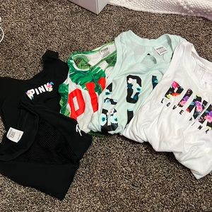 PINK tank tops